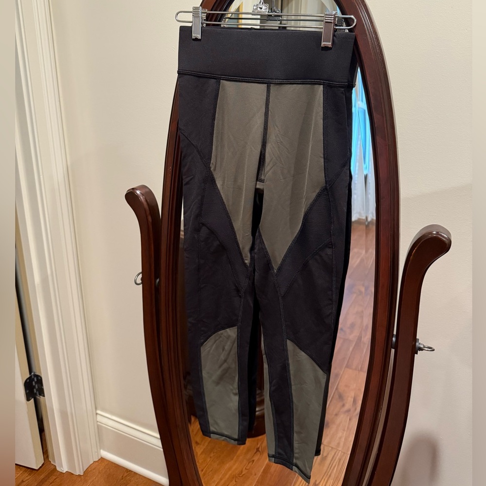 MICHI Army Green and Black Leggings